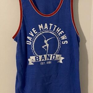 Blue Dave Matthews Band Tank Top Men’s Large